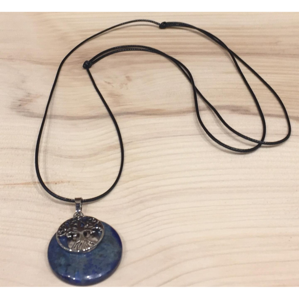 Médaillon Triple Lune Avec Arbre De Vie - Collier Personnalisable Avec Cristal - Peut Contenir Une Photo - Cadeau Spirituel Et Élégant